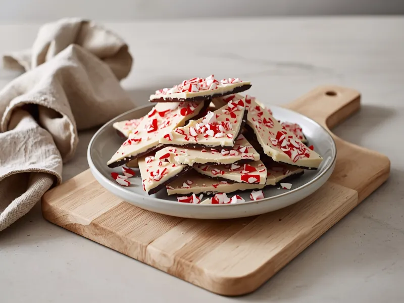 Peppermint bark